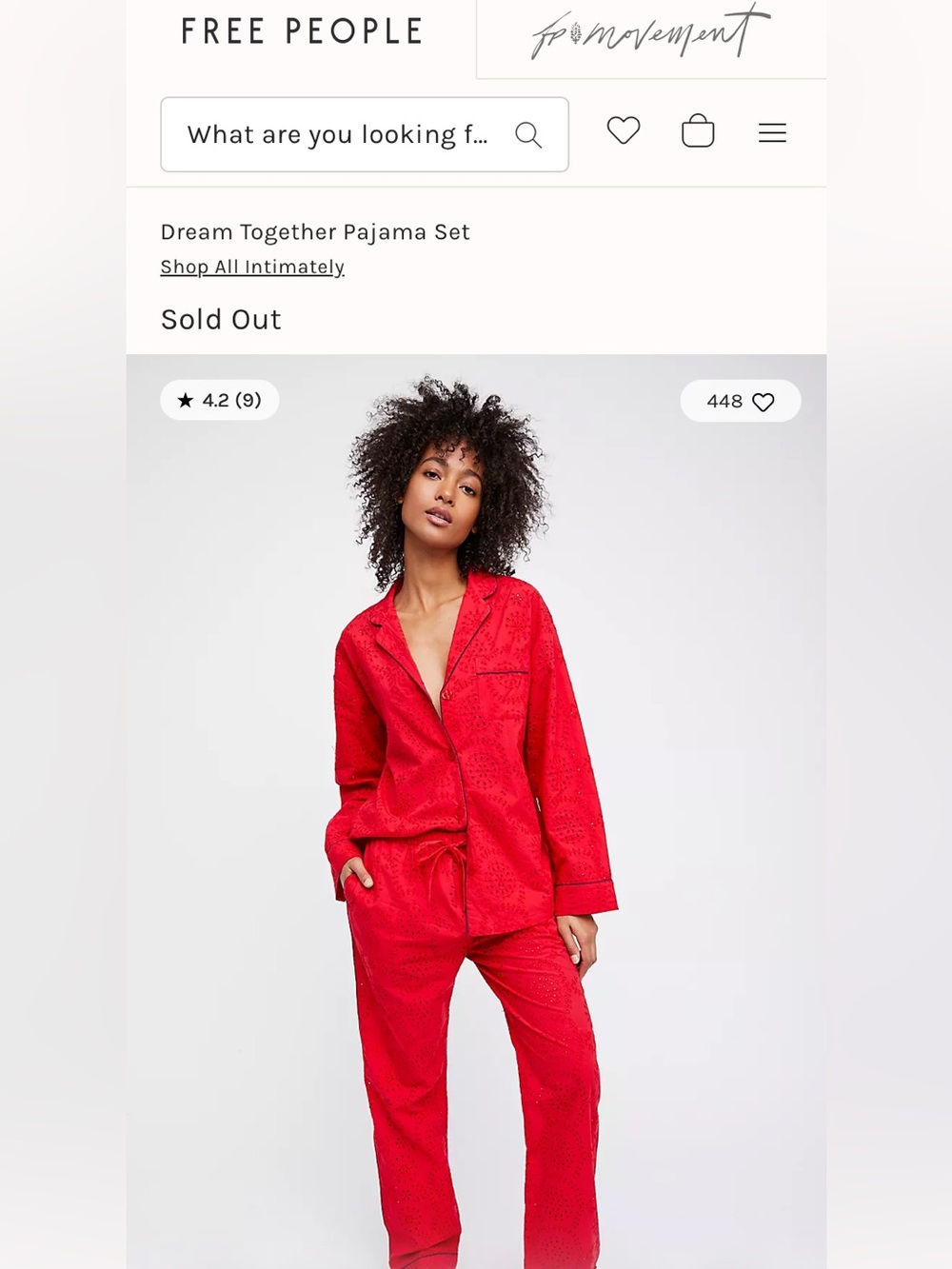 NWT free people pajama set XS
